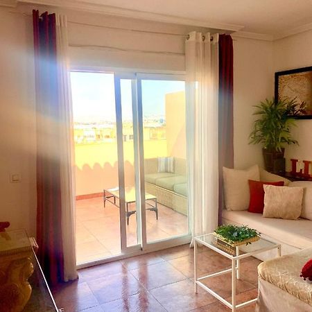 Atico Deluxe Entre Centro Y Playa Salinas Con Terraza, Wifi, Piscina Climatizada, Gym, Sauna Y Garaje -Smart Tv Roquetas de Mar Extérieur photo